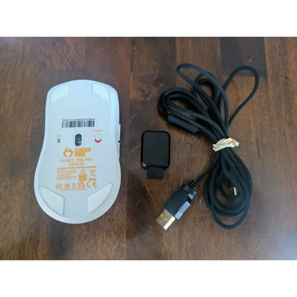 Glorious Forge Series One Pro Genos Wireless Gaming Mouse Complete Wired Working